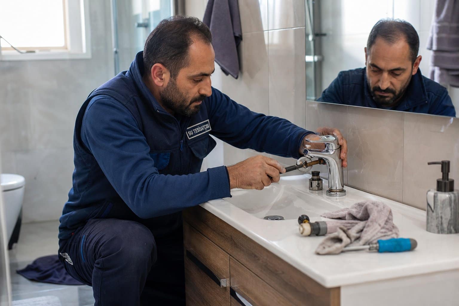 Batarya iç mekanizmasında kartuş kontrolü