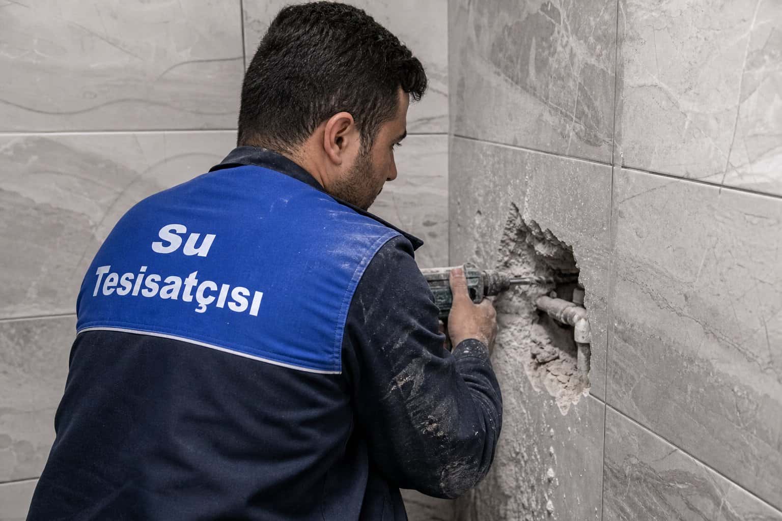 Tesisat borusu ve bağlantılarında kontrol çalışması